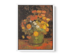 Flowers in vase by Van Gogh Art Print