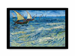 Seascape Boats Painting By Vincent Van Gogh