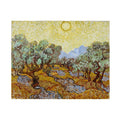 Olive Trees / Olive Trees with yellow sky and sun By Vincent Van Gogh