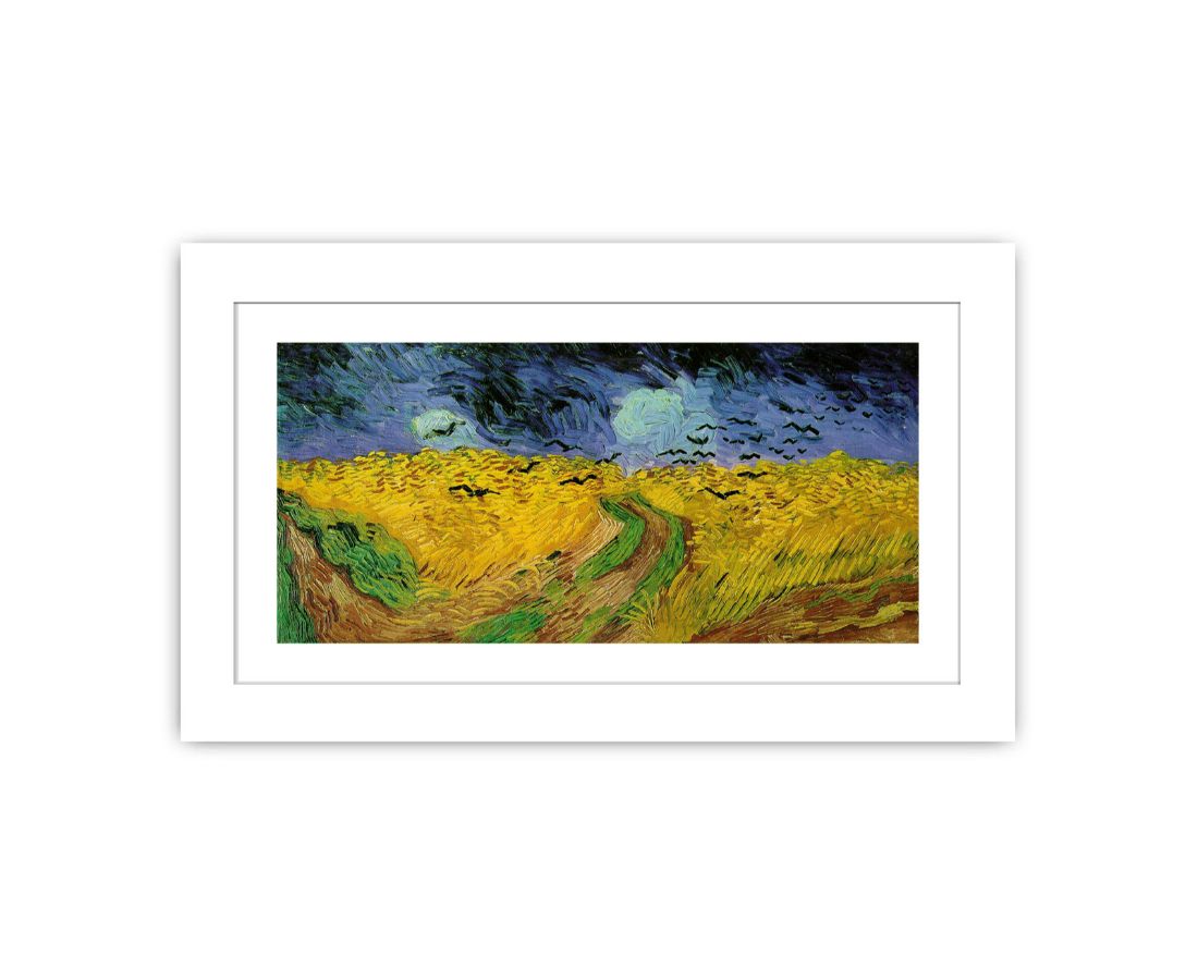 Wheatfield with crows By Vincent Van Gogh Famous painting