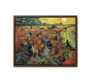 The Red Vineyard / Red Vineyard at Arles (Montmajour) By Vincent Van Gogh Famous Painting