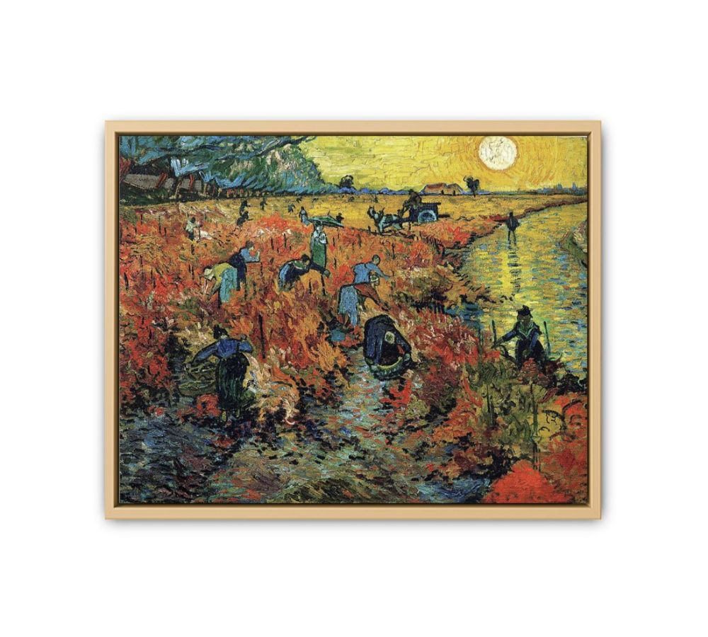 The Red Vineyard / Red Vineyard at Arles (Montmajour) By Vincent Van Gogh Artwork