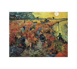 The Red Vineyard / Red Vineyard at Arles (Montmajour) By Vincent Van Gogh