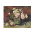 Bowl with Peonies and Roses By Vincent Van Gogh