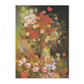 Vase with cornflowers and poppies, peonies and chrysanthemums By Vincent Van Gogh