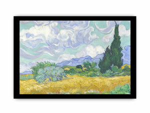 Wheat Field with Cypresses By Vincent Van Gogh