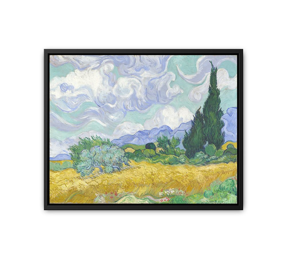 Wheat Field with Cypresses By Vincent Van Gogh