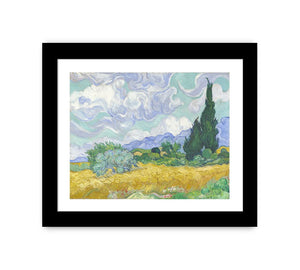 Wheat Field with Cypresses By Vincent Van Gogh Canvas Print