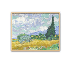 Wheat Field with Cypresses By Vincent Van Gogh Artwork