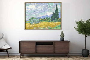 Wheat Field with Cypresses By Vincent Van Gogh