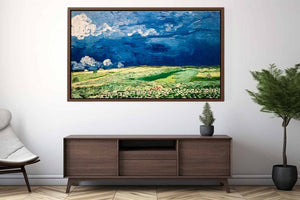 Wheat Field under Clouded Sky By Vincent Van Gogh