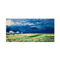 Wheat Field under Clouded Sky By Vincent Van Gogh