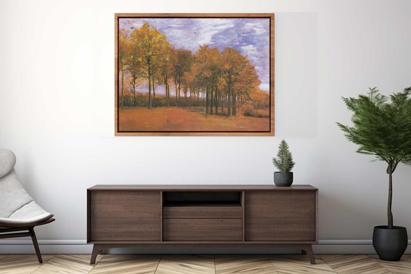 Autumn Landscape By Vincent Van Gogh