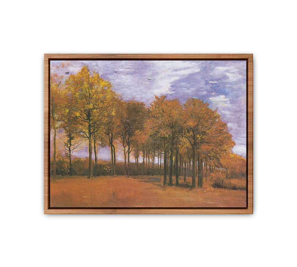 Autumn Landscape By Vincent Van Gogh Streched canvas