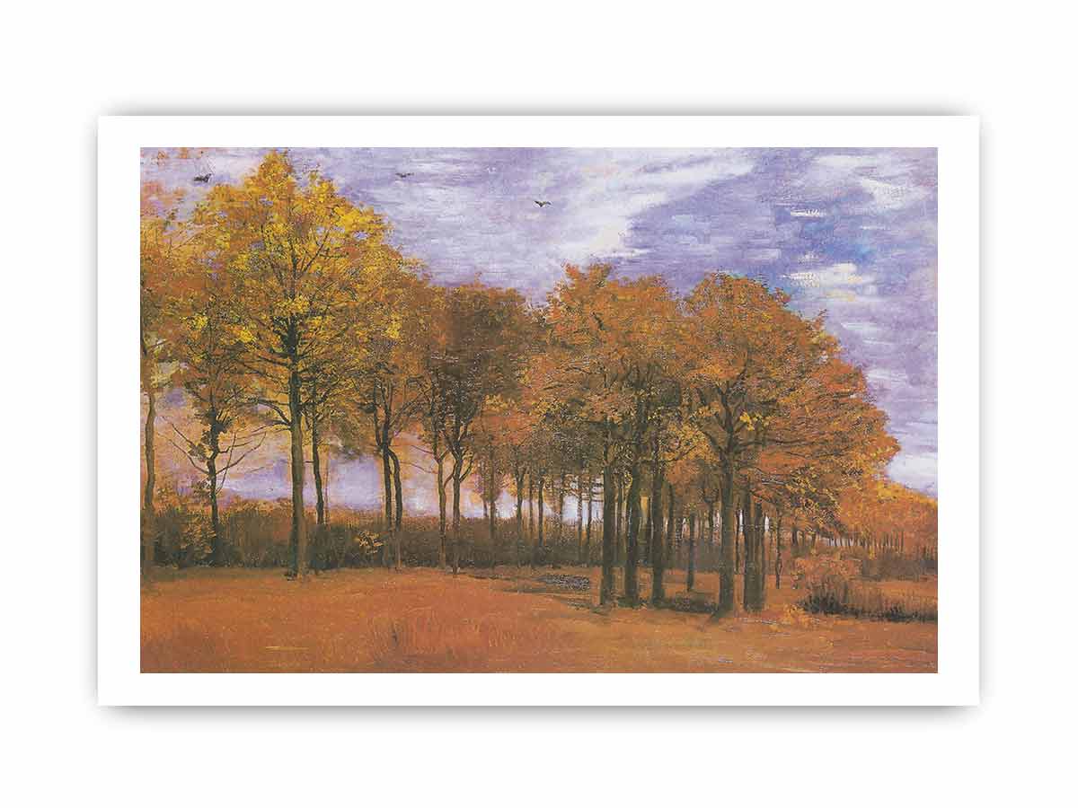 Autumn Landscape By Vincent Van Gogh