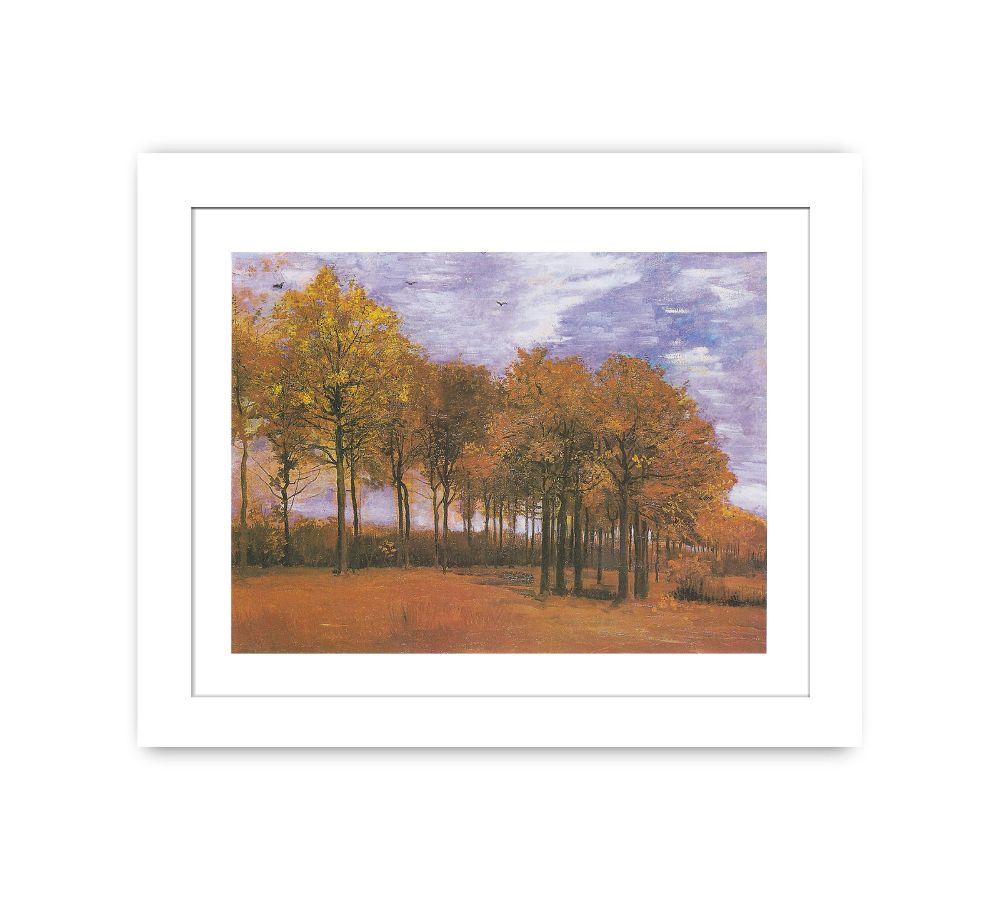 Autumn Landscape By Vincent Van Gogh Famous painting