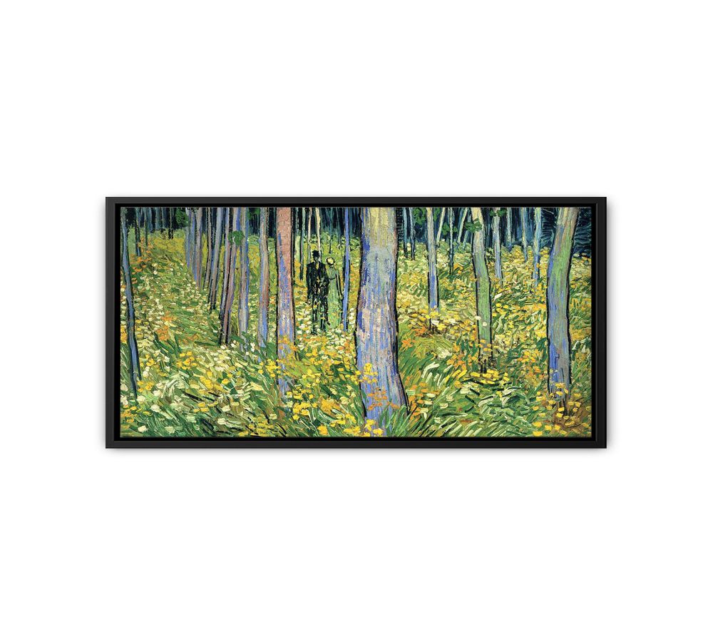 Undergrowth with Two Figures By Vincent Van Gogh