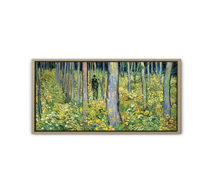Undergrowth with Two Figures By Vincent Van Gogh Oil Painting