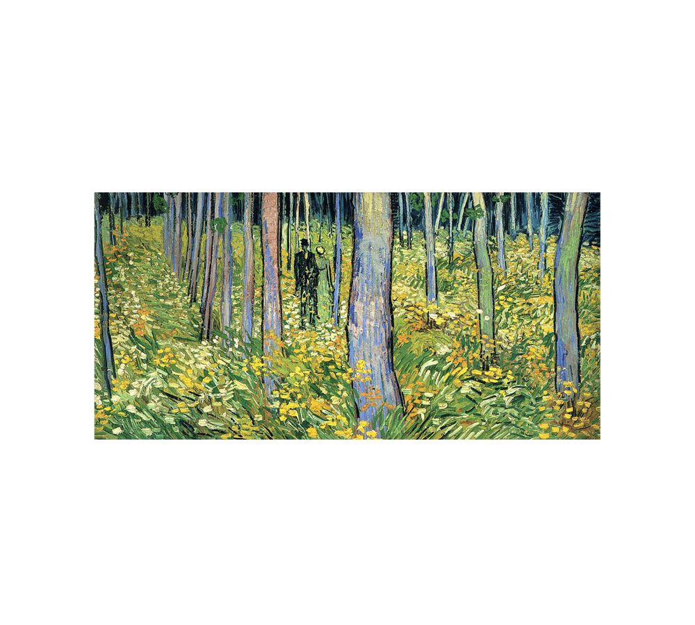 Undergrowth with Two Figures By Vincent Van Gogh