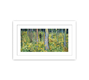 Undergrowth with Two Figures By Vincent Van Gogh Famous painting