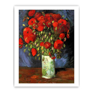Vase with Red Poppies By Vincent Van Gogh