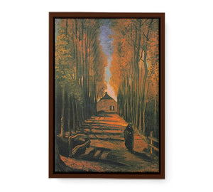 Poplars in autumn By Vincent Van Gogh Famous Painting