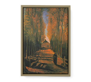 Poplars in autumn By Vincent Van Gogh Oil Painting