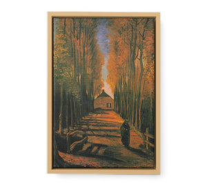 Poplars in autumn By Vincent Van Gogh Artwork
