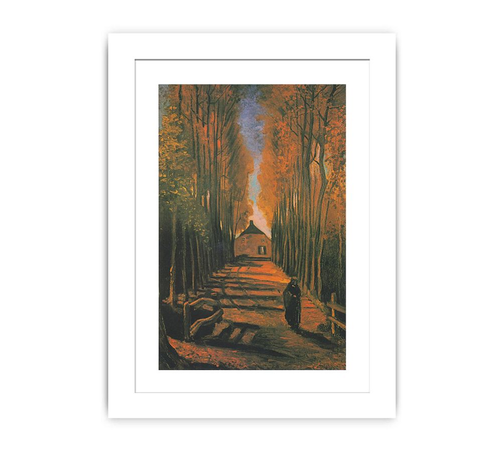 Poplars in autumn By Vincent Van Gogh Famous painting