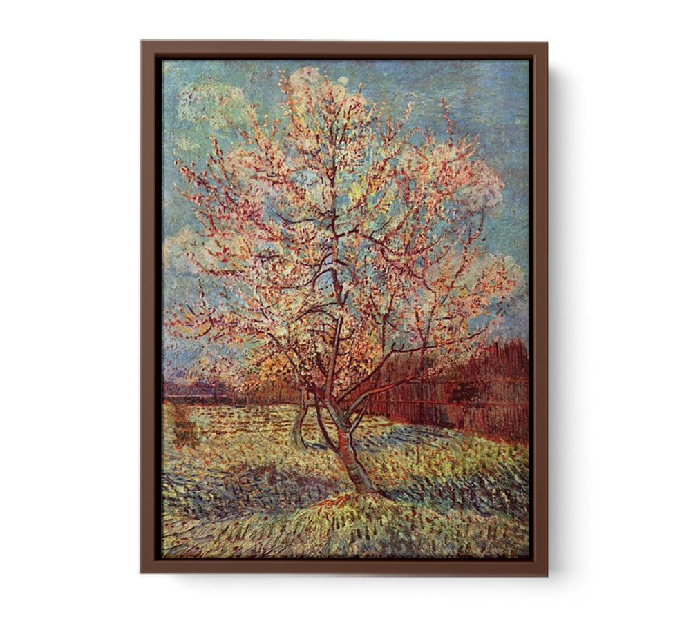Peach Tree in Blossom / Flowering Peach Tree By Vincent Van Gogh Famous Painting