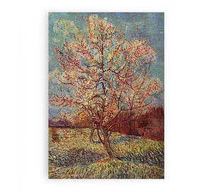 Peach Tree in Blossom / Flowering Peach Tree By Vincent Van Gogh