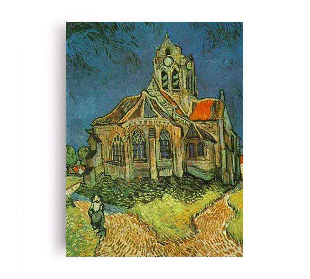The Church at Auvers-sur-Oise By Vincent Van Gogh