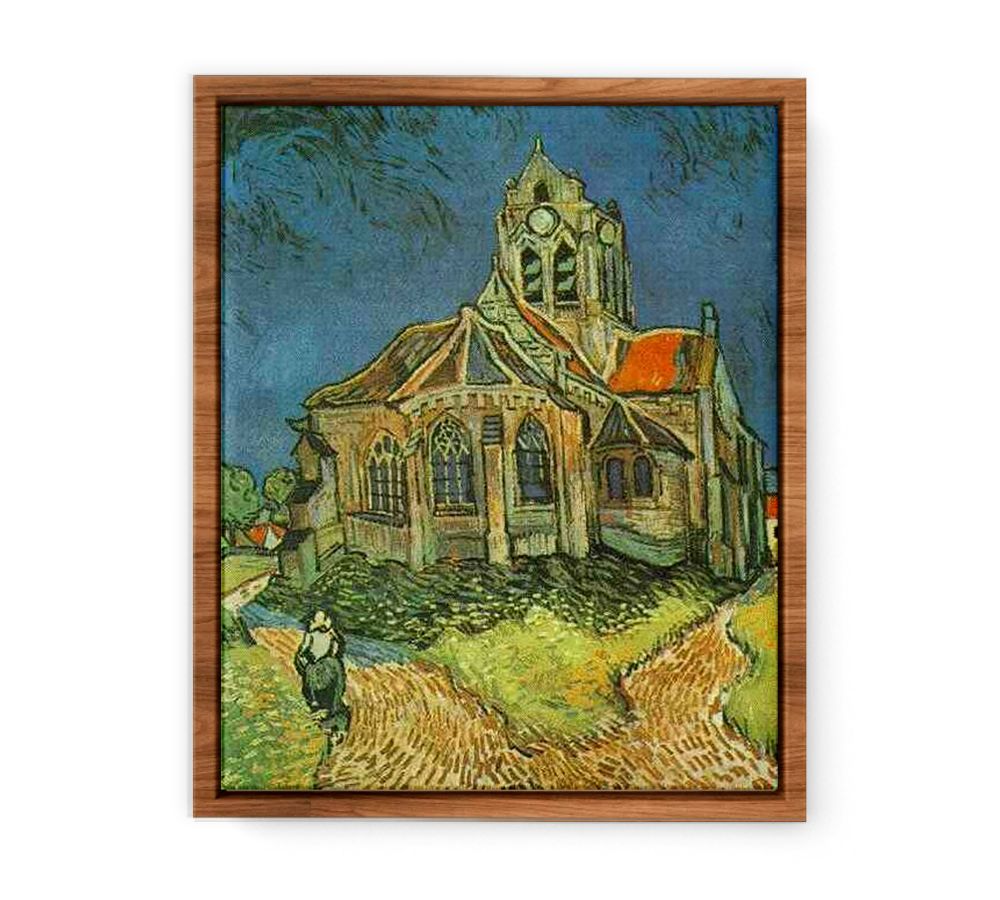 The Church at Auvers-sur-Oise By Vincent Van Gogh Streched canvas