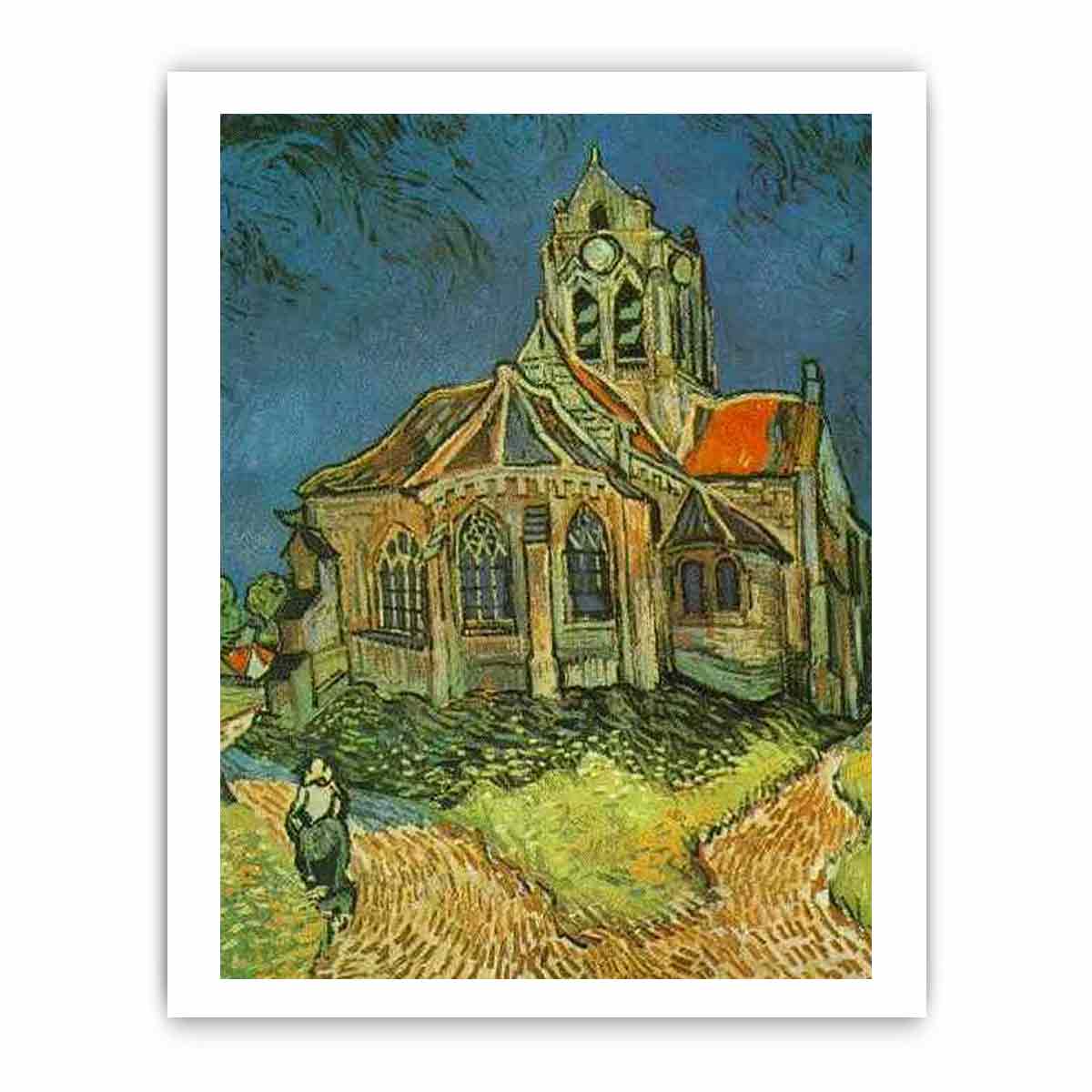 The Church at Auvers-sur-Oise By Vincent Van Gogh