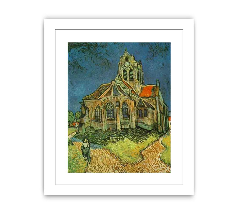The Church at Auvers-sur-Oise By Vincent Van Gogh Famous painting