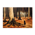 Girl in the Woods By Vincent Van Gogh