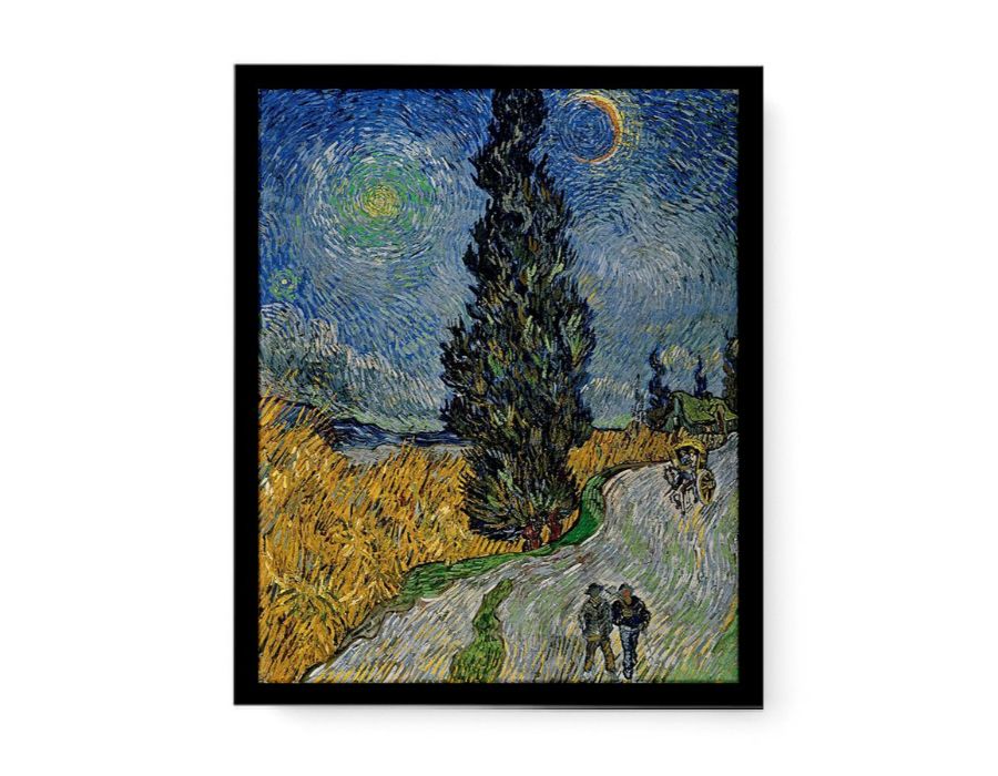Vincent van Gogh - Road with Cypress and Star