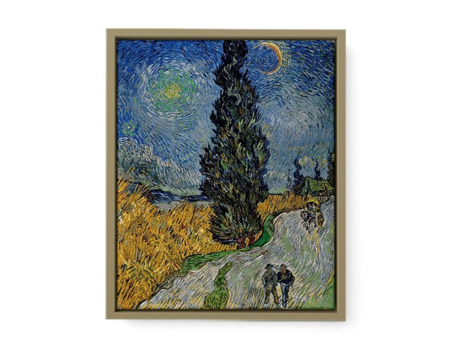 Vincent van Gogh - Road with Cypress and Star Oil Painting