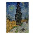 Vincent van Gogh - Road with Cypress and Star