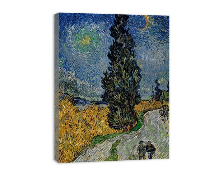 Vincent van Gogh - Road with Cypress and Star