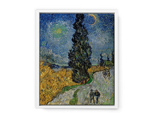 Vincent van Gogh - Road with Cypress and Star Art Print