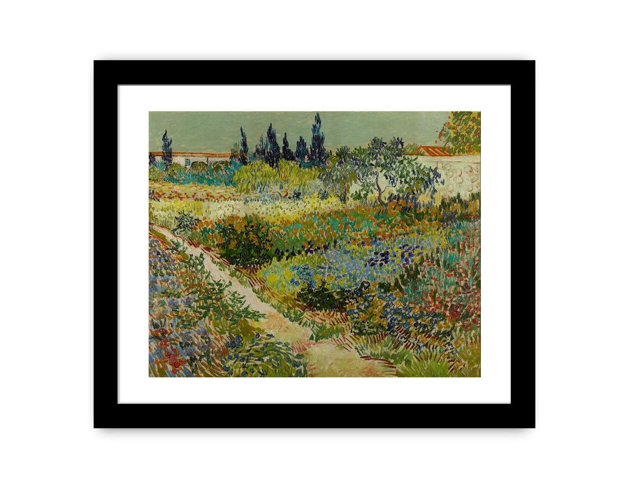 Garden At Arles By Van Gogh Canvas Print