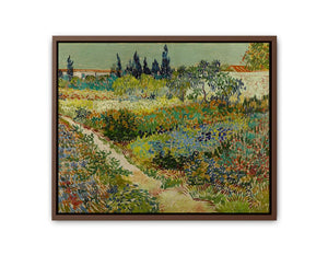Garden At Arles By Van Gogh Famous Painting