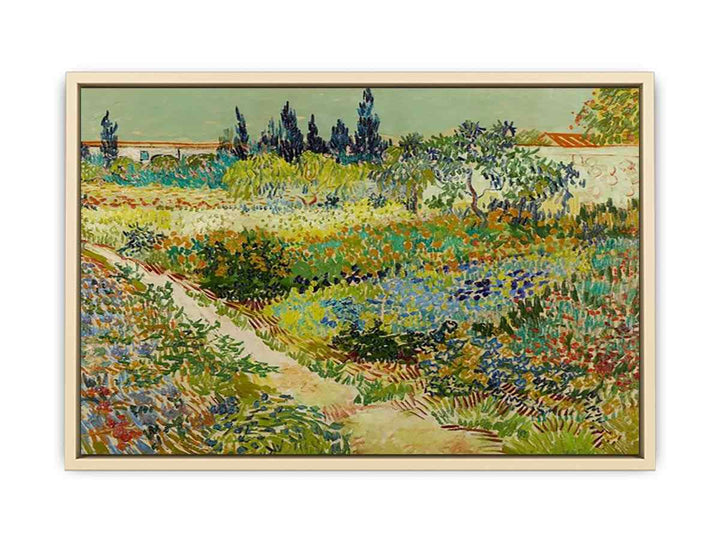 Garden At Arles By Van Gogh
