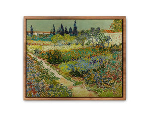 Garden At Arles By Van Gogh Streched canvas