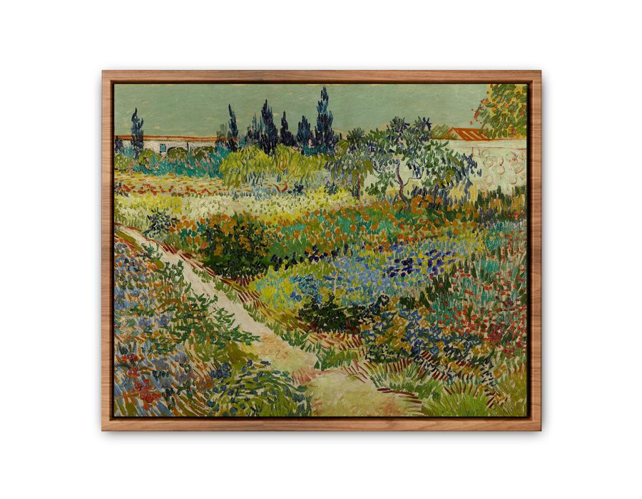 Garden At Arles By Van Gogh Streched canvas