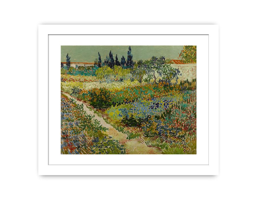 Garden At Arles By Van Gogh Famous painting