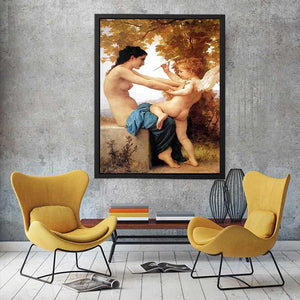 Young Girl Defending Herself against Eros 1880