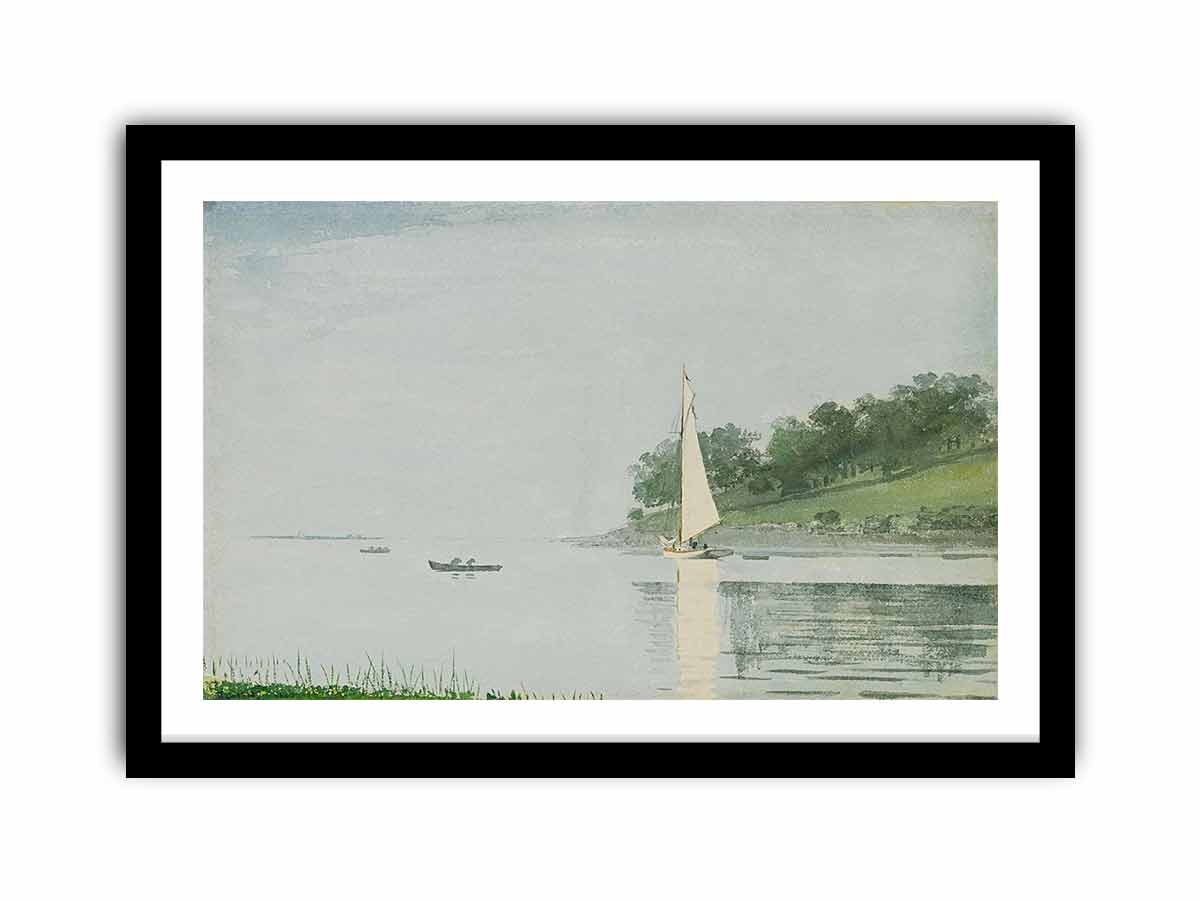 Yacht in a cove, Gloshester