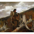 A huntsman and dogs